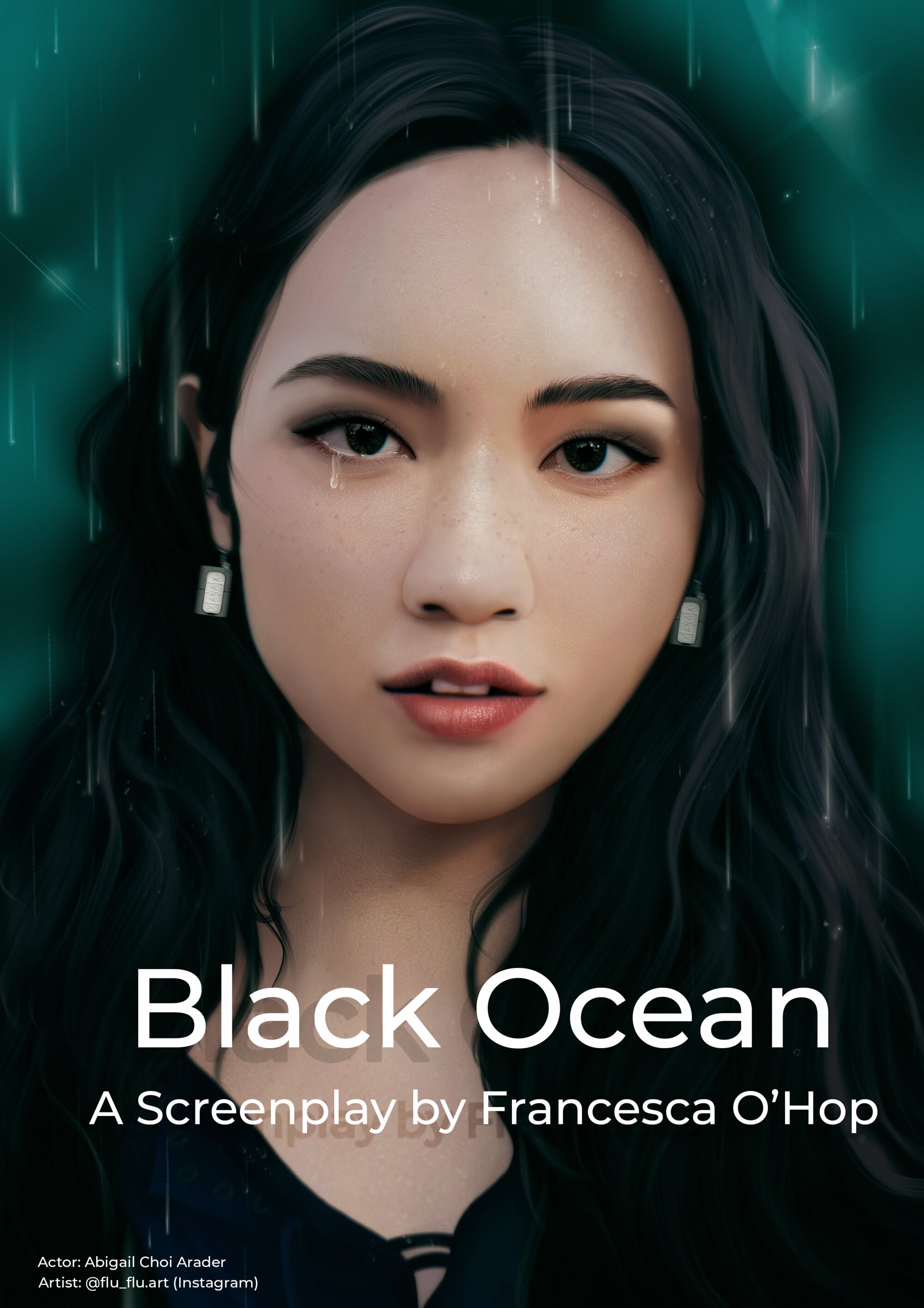 Black Ocean Poster